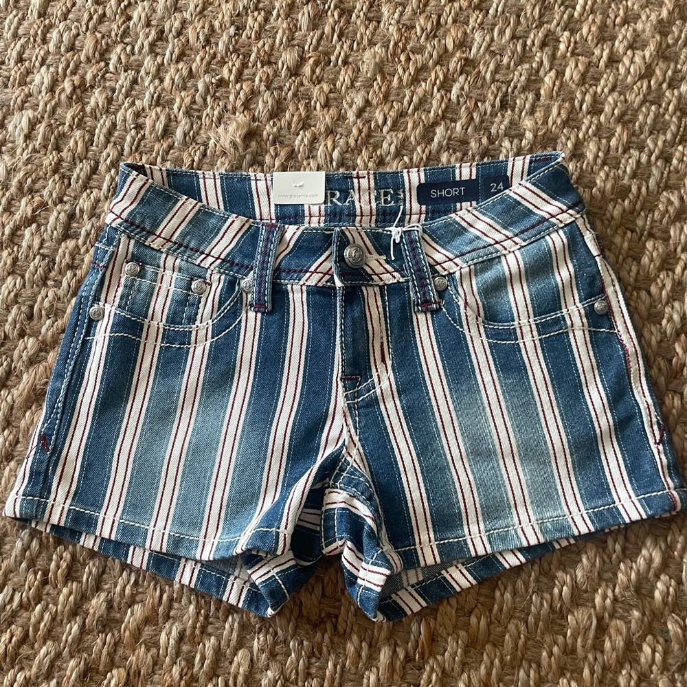 Striped shorts